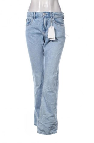 Damskie jeansy Stradivarius, Rozmiar L, Kolor Niebieski, Cena 108,99 zł