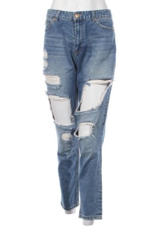 Dámske džínsy  Stradivarius, Veľkosť L, Farba Modrá, Cena  15,95 €