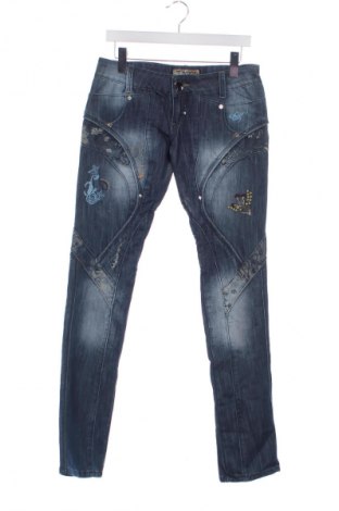 Damskie jeansy Unbranded, Rozmiar L, Kolor Niebieski, Cena 66,67 zł