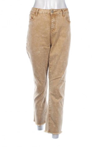 Дамски дънки Unbranded, Размер XXL, Цвят Кафяв, Цена 26,99 лв.