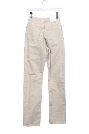 Γυναικείο Τζίν Weekday, Μέγεθος XXS, Χρώμα  Μπέζ, Τιμή 18,41 €
