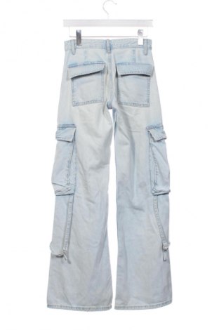 Damskie jeansy Zara, Rozmiar S, Kolor Niebieski, Cena 97,70 zł