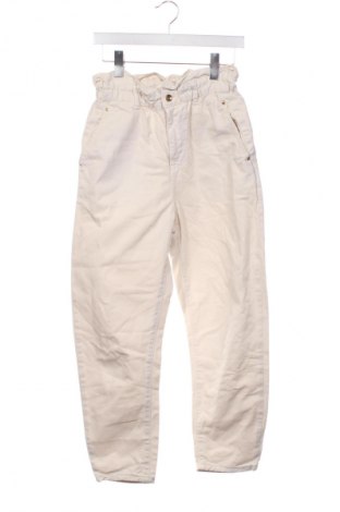 Дамски дънки Zara, Размер XS, Цвят Екрю, Цена 24,99 лв.