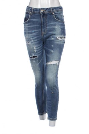 Damen Jeans Zara, Größe L, Farbe Mehrfarbig, Preis 11,99 €