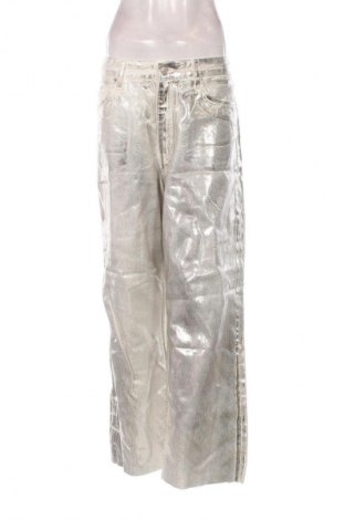Női farmernadrág Zara, Méret L, Szín Ezüstös, Ár 7 419 Ft