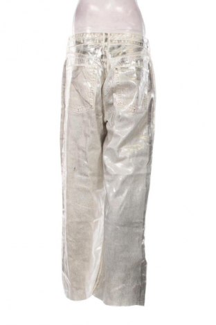Női farmernadrág Zara, Méret L, Szín Ezüstös, Ár 7 419 Ft