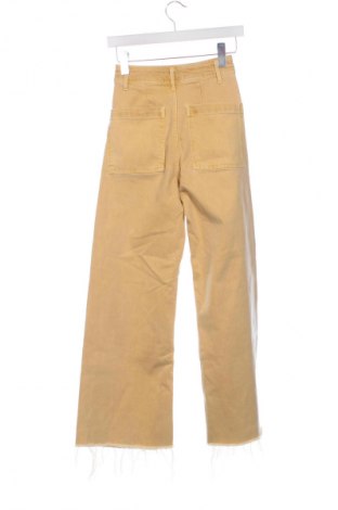 Blugi de femei Zara, Mărime XXS, Culoare Galben, Preț 64,99 Lei