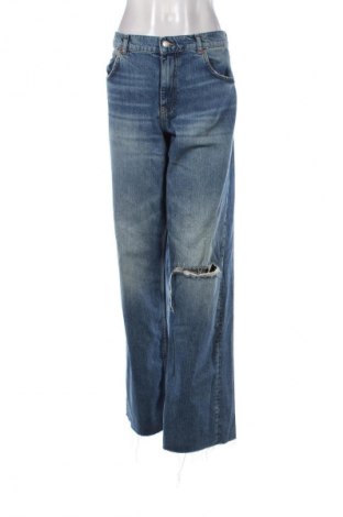 Дамски дънки Zara, Размер XXL, Цвят Син, Цена 27,00 лв.