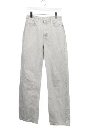 Дамски дънки Zara, Размер XS, Цвят Зелен, Цена 18,99 лв.