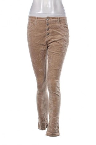 Damen Cordhose Jewelly, Größe M, Farbe Beige, Preis 9,99 €