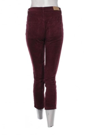 Pantaloni de velvet de femei Pull&Bear, Mărime S, Culoare Roșu, Preț 42,99 Lei