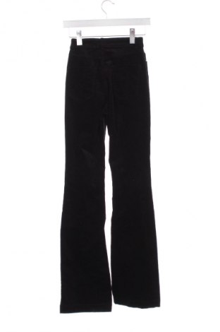 Γυναικείο κοτλέ παντελόνι Tally Weijl, Μέγεθος XXS, Χρώμα Μαύρο, Τιμή 7,99 €