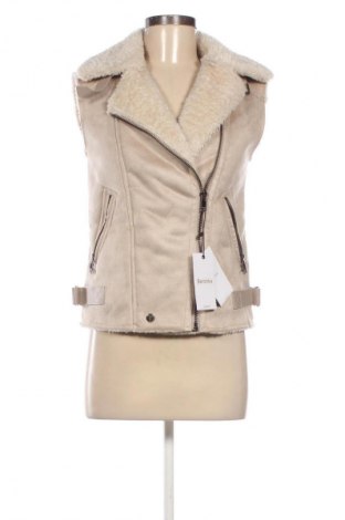 Vestă de femei Bershka, Mărime XS, Culoare Bej, Preț 202,63 Lei