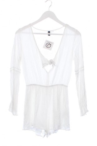 Női rövid overál H&M Divided, Méret S, Szín Fehér, Ár 9 400 Ft