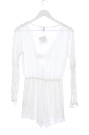 Női rövid overál H&M Divided, Méret S, Szín Fehér, Ár 9 400 Ft