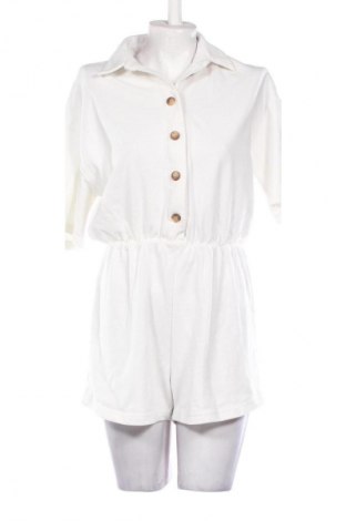 Női rövid overál MINDYOURSTYLE, Méret S, Szín Fehér, Ár 9 775 Ft