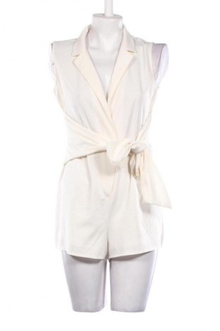 Kurzer Damenoverall Pretty Little Thing, Größe S, Farbe Ecru, Preis 19,95 €