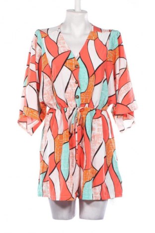 Дамски къс гащеризон SHEIN, Размер M, Цвят Многоцветен, Цена 39,00 лв.