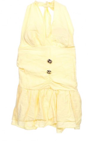 Дамски къс гащеризон Unbranded, Размер XXS, Цвят Жълт, Цена 39,10 лв.