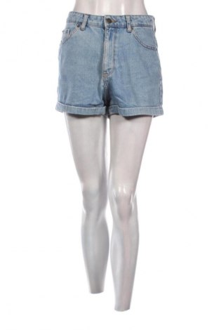 Damskie szorty Bershka, Rozmiar S, Kolor Niebieski, Cena 44,94 zł