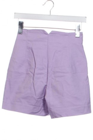 Γυναικείο κοντό παντελόνι Stradivarius, Μέγεθος XXS, Χρώμα Βιολετί, Τιμή 8,99 €