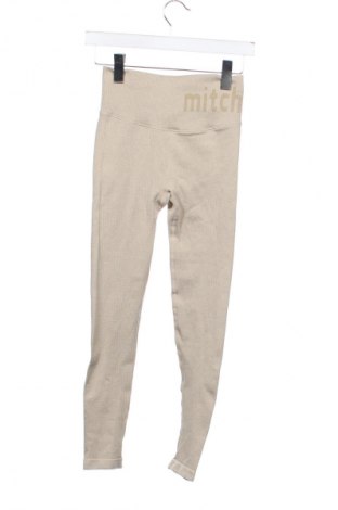 Damskie legginsy Mitchi, Rozmiar XS, Kolor Beżowy, Cena 53,99 zł