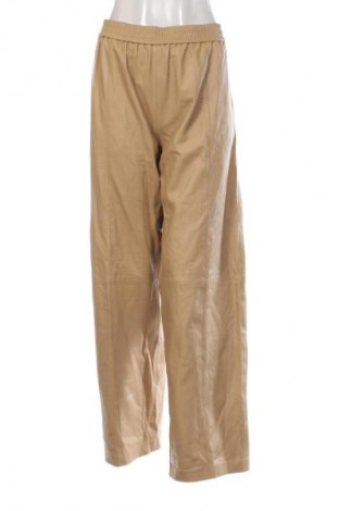 Γυναικείο παντελόνι δερμάτινο 2ND Day, Μέγεθος L, Χρώμα  Μπέζ, Τιμή 284,99 €