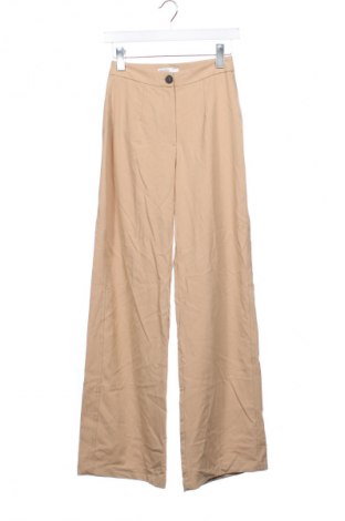 Γυναικείο παντελόνι Bershka, Μέγεθος XS, Χρώμα  Μπέζ, Τιμή 12,99 €