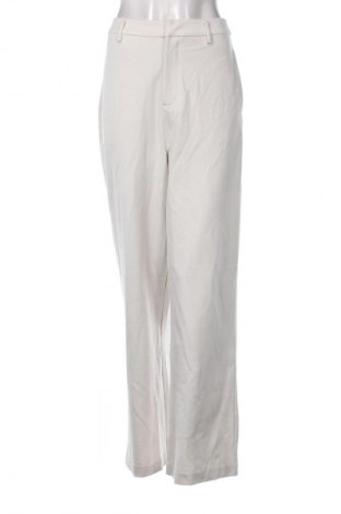 Pantaloni de femei Calvin Klein Jeans, Mărime M, Culoare Ecru, Preț 222,99 Lei