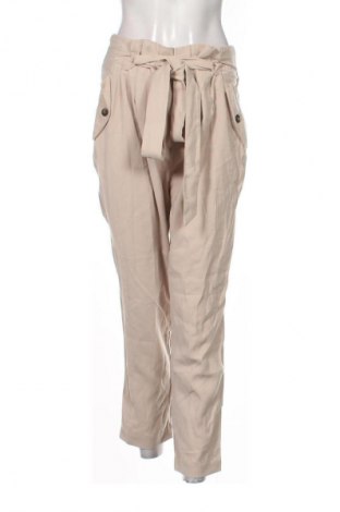 Дамски панталон H&M, Размер L, Цвят Бежов, Цена 28,88 лв.