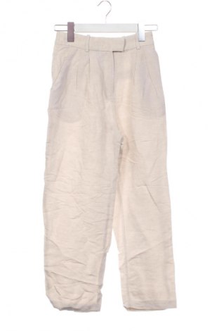 Дамски панталон H&M, Размер XXS, Цвят Екрю, Цена 21,99 лв.