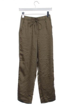 Дамски панталон H&M, Размер XS, Цвят Зелен, Цена 29,33 лв.