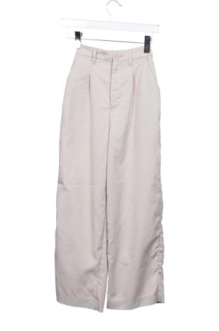 Дамски панталон H&M Divided, Размер XXS, Цвят Бежов, Цена 28,88 лв.