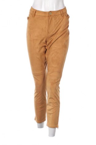 Дамски панталон H&M L.O.G.G., Размер XL, Цвят Кафяв, Цена 29,33 лв.