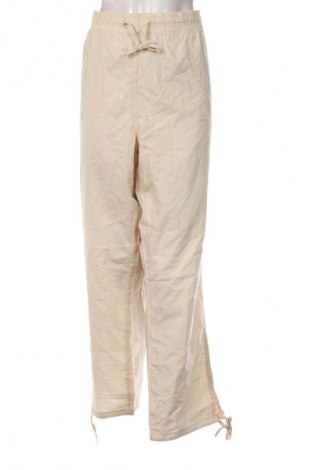 Damskie spodnie Janina, Rozmiar 3XL, Kolor ecru, Cena 89,99 zł