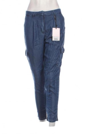 Γυναικείο παντελόνι Naf Naf, Μέγεθος L, Χρώμα Μπλέ, Τιμή 27,99 €