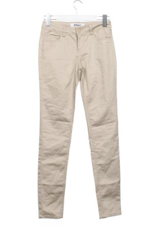 Дамски панталон ONLY, Размер XS, Цвят Бежов, Цена 12,99 лв.