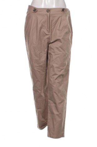 Γυναικείο παντελόνι Pieces, Μέγεθος M, Χρώμα Καφέ, Τιμή 14,00 €