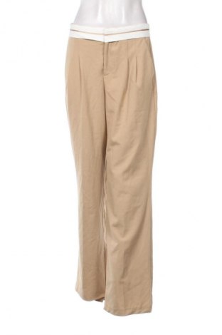 Дамски панталон Pull&Bear, Размер M, Цвят Бежов, Цена 26,99 лв.