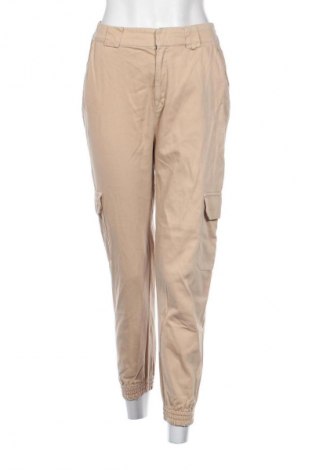 Damskie spodnie Pull&Bear, Rozmiar S, Kolor Beżowy, Cena 66,65 zł