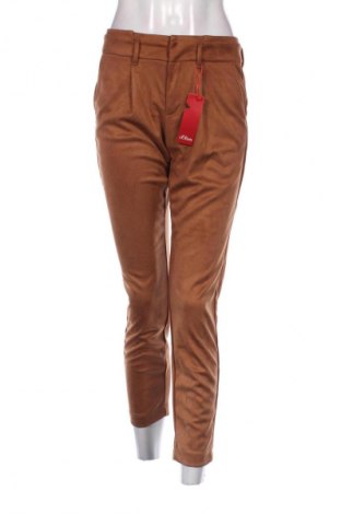 Γυναικείο παντελόνι S.Oliver, Μέγεθος S, Χρώμα Καφέ, Τιμή 48,00 €