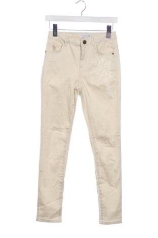 Дамски панталон U.S. Polo Assn., Размер S, Цвят Екрю, Цена 61,94 лв.
