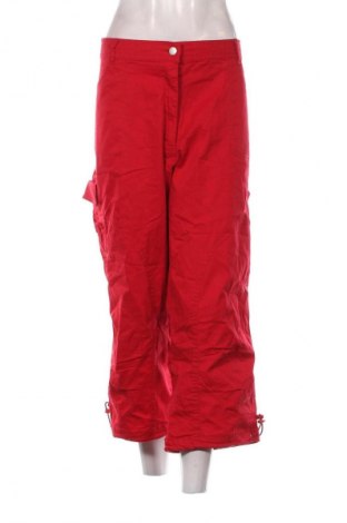 Damenhose Ulla Popken, Größe 3XL, Farbe Rot, Preis 29,99 €