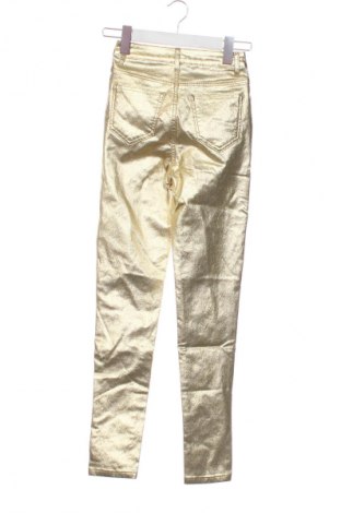 Дамски панталон Unbranded, Размер XXS, Цвят Златист, Цена 12,99 лв.