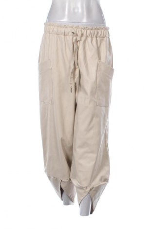 Damskie spodnie Unbranded, Rozmiar XL, Kolor ecru, Cena 46,99 zł