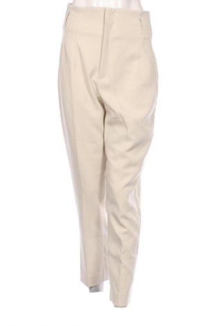 Дамски панталон Zara, Размер S, Цвят Бежов, Цена 27,37 лв.