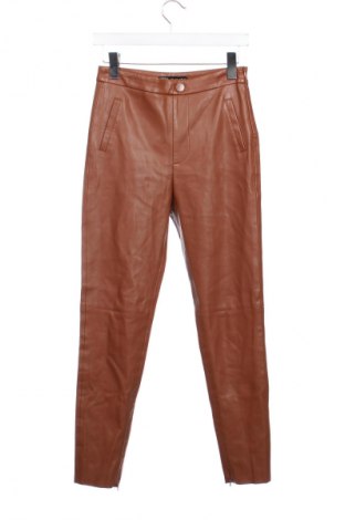 Damskie spodnie Zara, Rozmiar S, Kolor Brązowy, Cena 50,99 zł