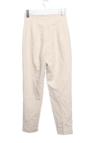 Pantaloni de femei Zara, Mărime XS, Culoare Ecru, Preț 90,99 Lei