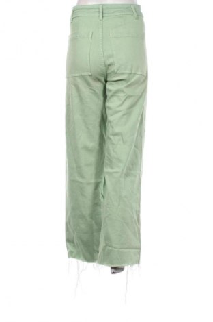Дамски панталон Zara, Размер S, Цвят Зелен, Цена 22,99 лв.