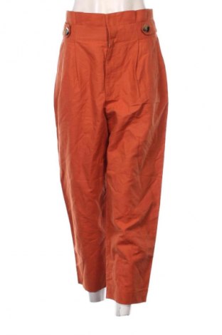Pantaloni de femei Zara, Mărime M, Culoare Portocaliu, Preț 90,99 Lei